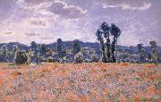 Claude Monet Poppy Field in Bloom Spain oil painting artist